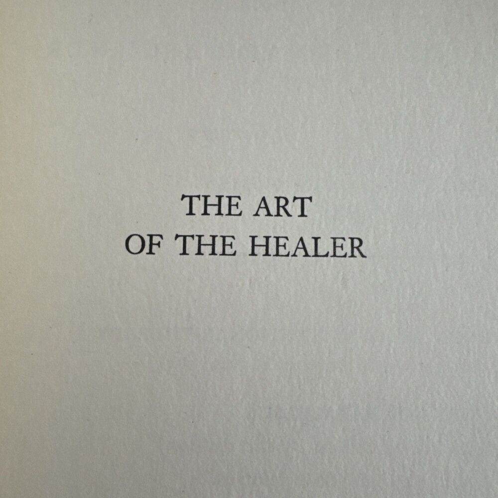 The Art of the Healer Bernard Aschner MD 1st Ed Holistic Medicine 1942 - Picture 2 of 14